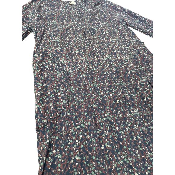 Mirth Palm Springs Caftan in Blue Florals Size Small - Picture 13 of 13